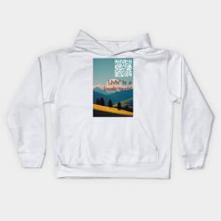 Just a small town girl Livin' in a lonely world Kids Hoodie